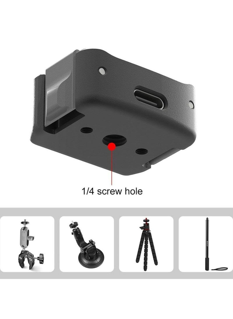 ماركة غير محددة Charging Adapter Base Compatible with DJI Osmo Pocket 3 Portable Camera Charging Stand Type-C 1/4 Mount for DJI Osmo Pocket3 Charger Adapter Base Kit Camera Accessories  - Image 4