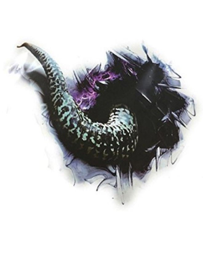 نيبمينينت ملصق سيارة على شكل ذيل ثعبان ثلاثي الأبعاد