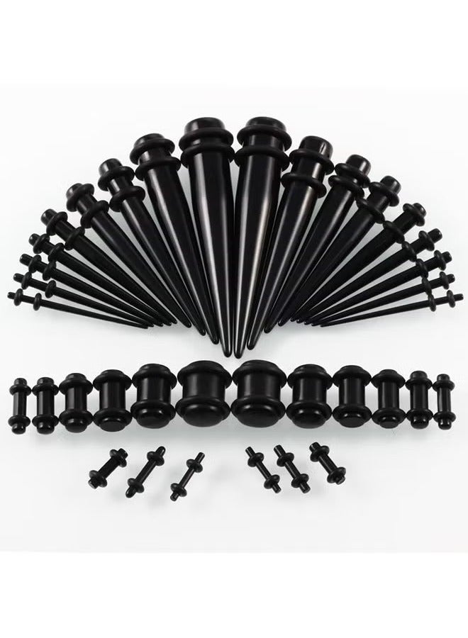 Realfrog 36pcs Ear Stretching Kit 14G-00G（1.6-10mm）Surgical Steel Tapers Tunnels Gauges Set Ear Tapers Stretching Kit Acrylic Gauges Plugs Tools Set Eyelet for Starter Women and Men Expanders - Image 1