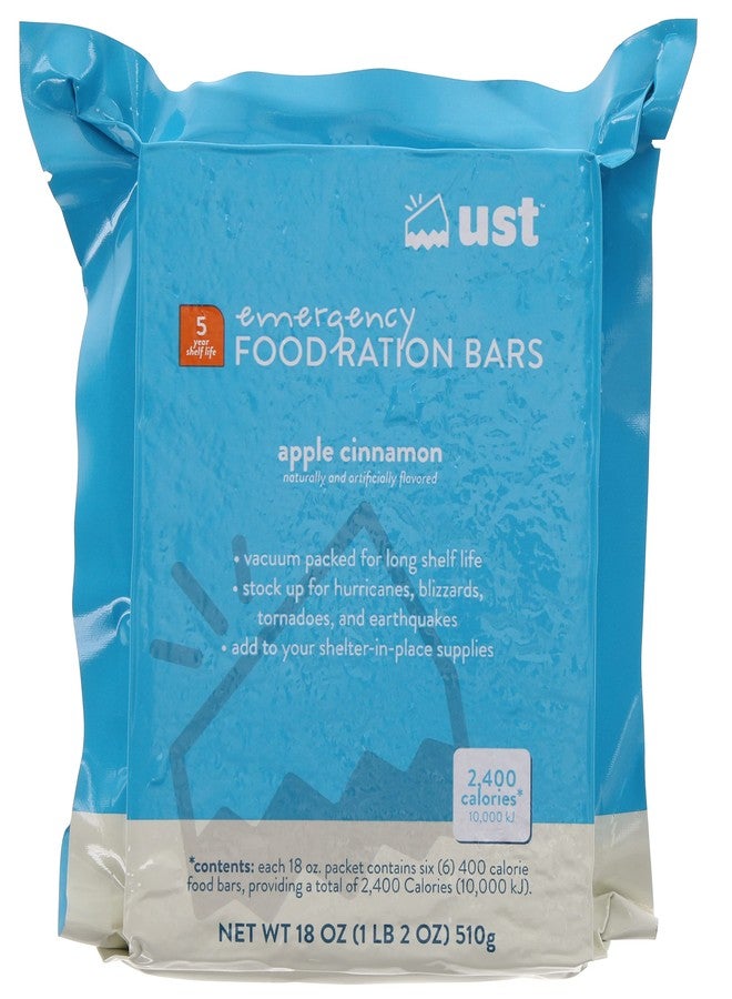 UST Ultimate Survival Technologies, Emergency Food Rations, LxWxD: 6" x 4.5" x 1.25" - Image 1