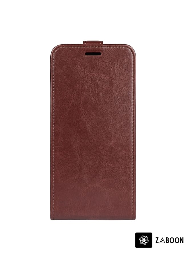 Zaboon غطاء حماية لهاتف موتورولا موتو G73 بنسيج R64 بزاوية عمودية مفردة من الجلد - Image 2