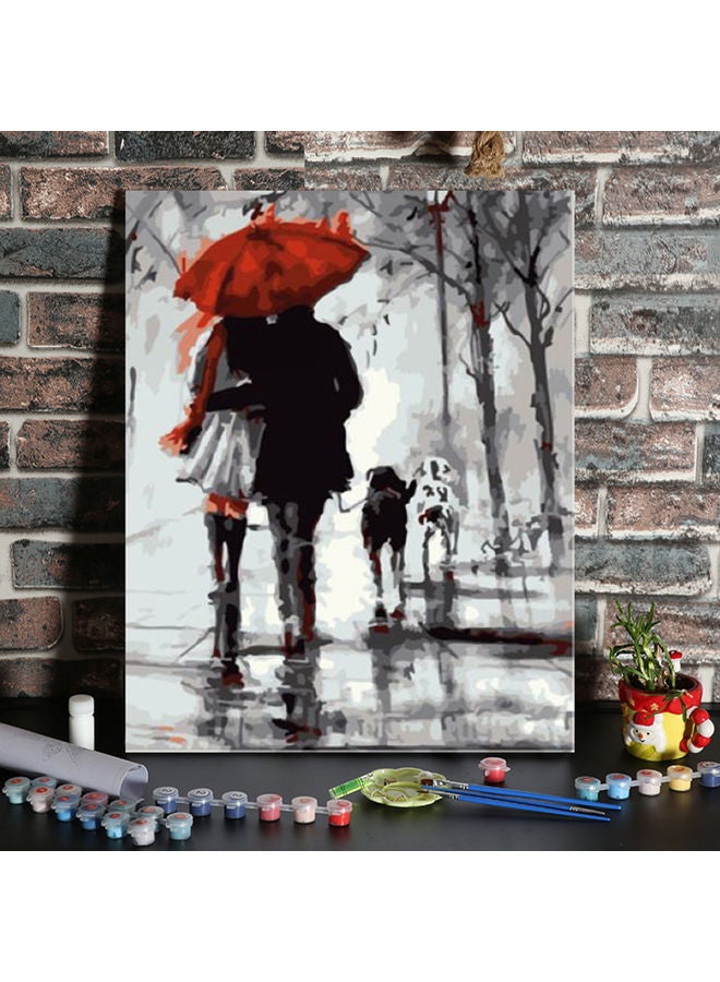 NIBEMINENT DIY Paint By Number Oil Painting On Canvas Kit Multicolour - Image 2