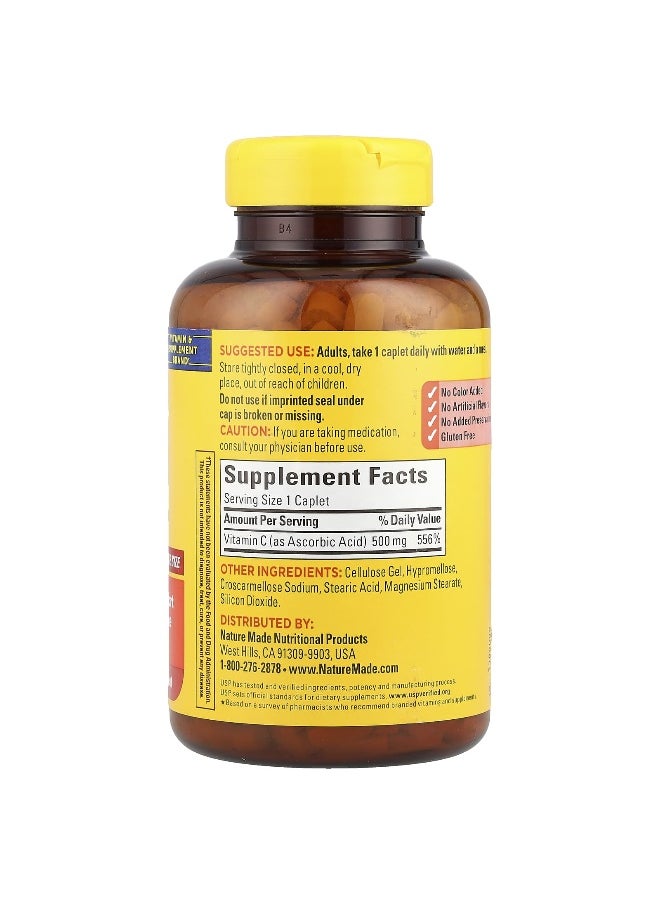 Nature Made Nature Made, Vitamin C, 500 mg, 500 Caplets  - Image 2