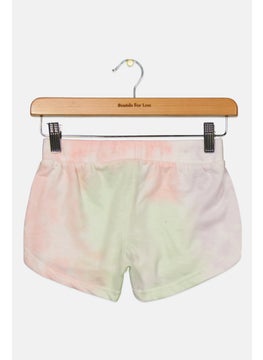 Imperial Star Kids Girl Plain Pull On Short, Pink Combo  - Image 2