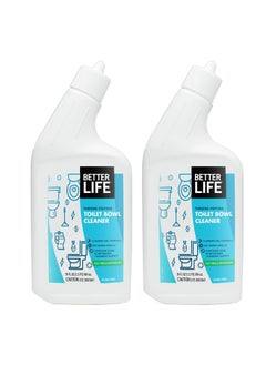 Better Life Natural Toilet Bowl Cleaner, Tea Tree & Peppermint Scent, 24 Fl Oz (Pack of 2)  - Image 1