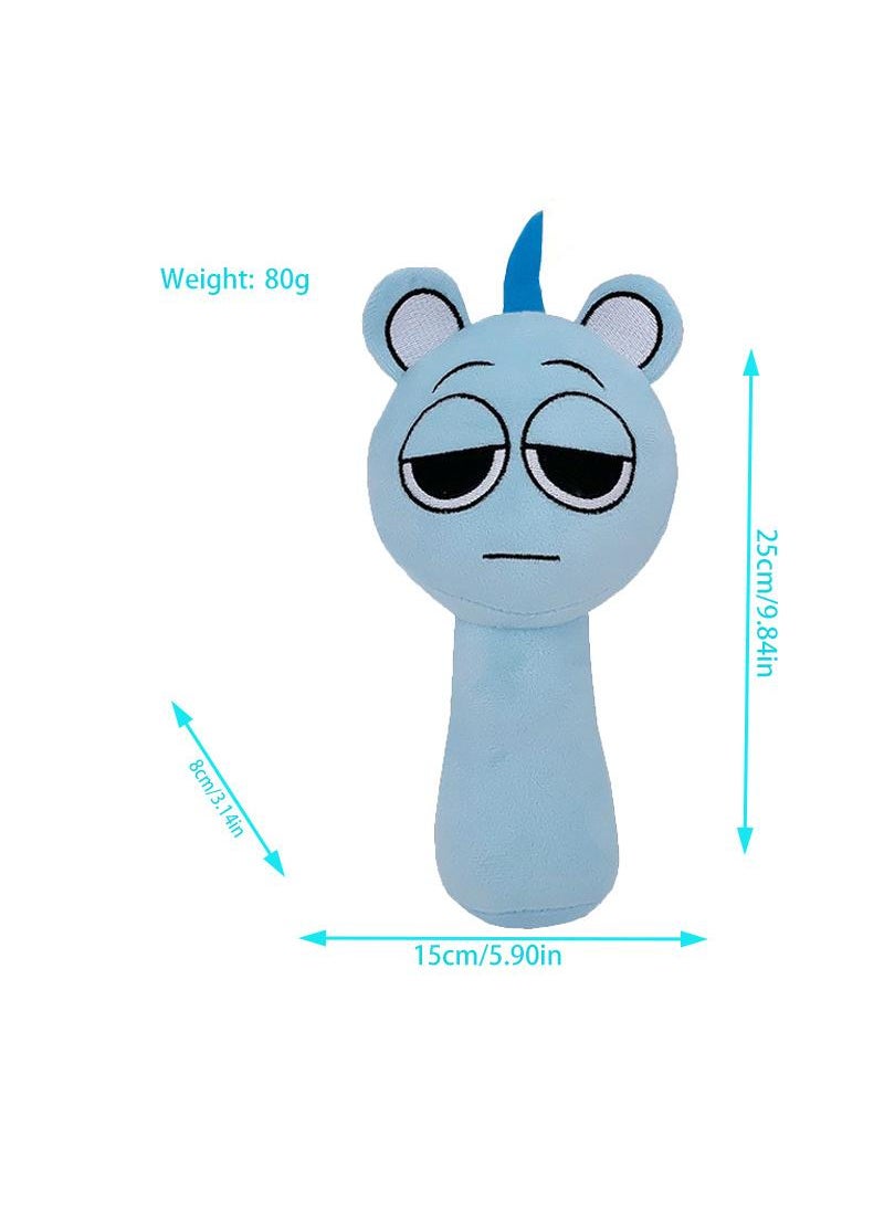 Y&D Sprunki Plush Toys, Sprunky Wenda & Gray Plushies Pillow Stuffed Animal Figure Dolls for Game Fans Gifts for Kids  - Image 2