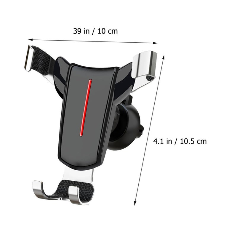 Universal Car Vent Phone Holder Mount Bracket Black Secure Grip Cradle For Driving - Image 3
