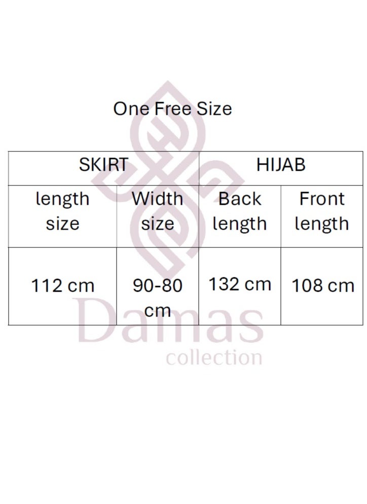 DAMAS COLLECTION - Two Piece Islamic prayer dress women the Long - Prayer Clothes for Women - Prayer Abaya For women - Jilbab 2 piece, Umrah essentials for women - Prayer set - Image 1
