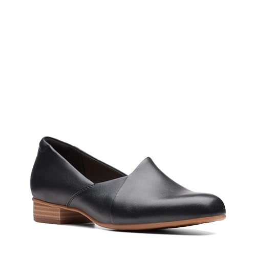 clarks حذاء كلاركس النسائي جوليت بالم، جلد أسود، 9 M US - Image 3