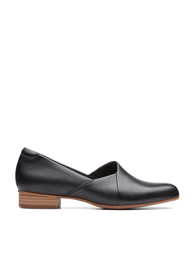 clarks حذاء كلاركس النسائي جوليت بالم، جلد أسود، 9 M US - Image 1