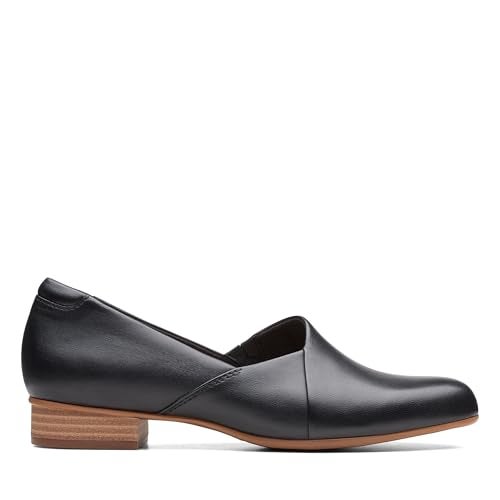 clarks حذاء كلاركس النسائي جوليت بالم، جلد أسود، 9 M US - Image 2