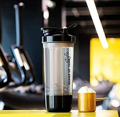 XML Water and Shaker Bottle for Men Women at Gym Cycling Walking Protein Shake Gym Sipper Bottle (600 ML) - Image 4