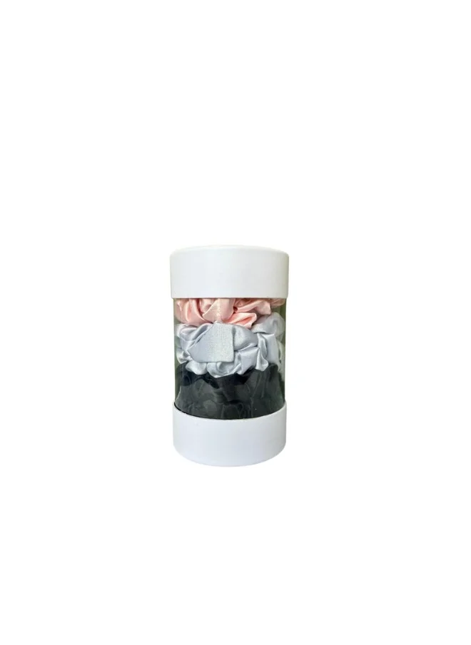 Hair Essentials Satin Scrunchies - Medium