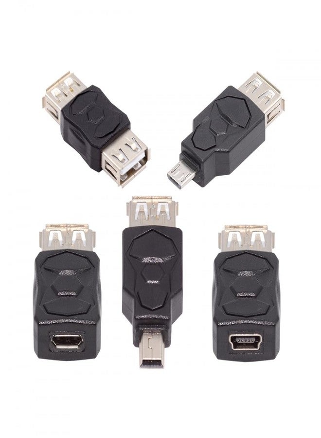 CY Adapter 5pcs/lot Micro USB 2.0 OTG Mini USB 5Pin Type-A Male to Female Data Charge Adapter - Image 1