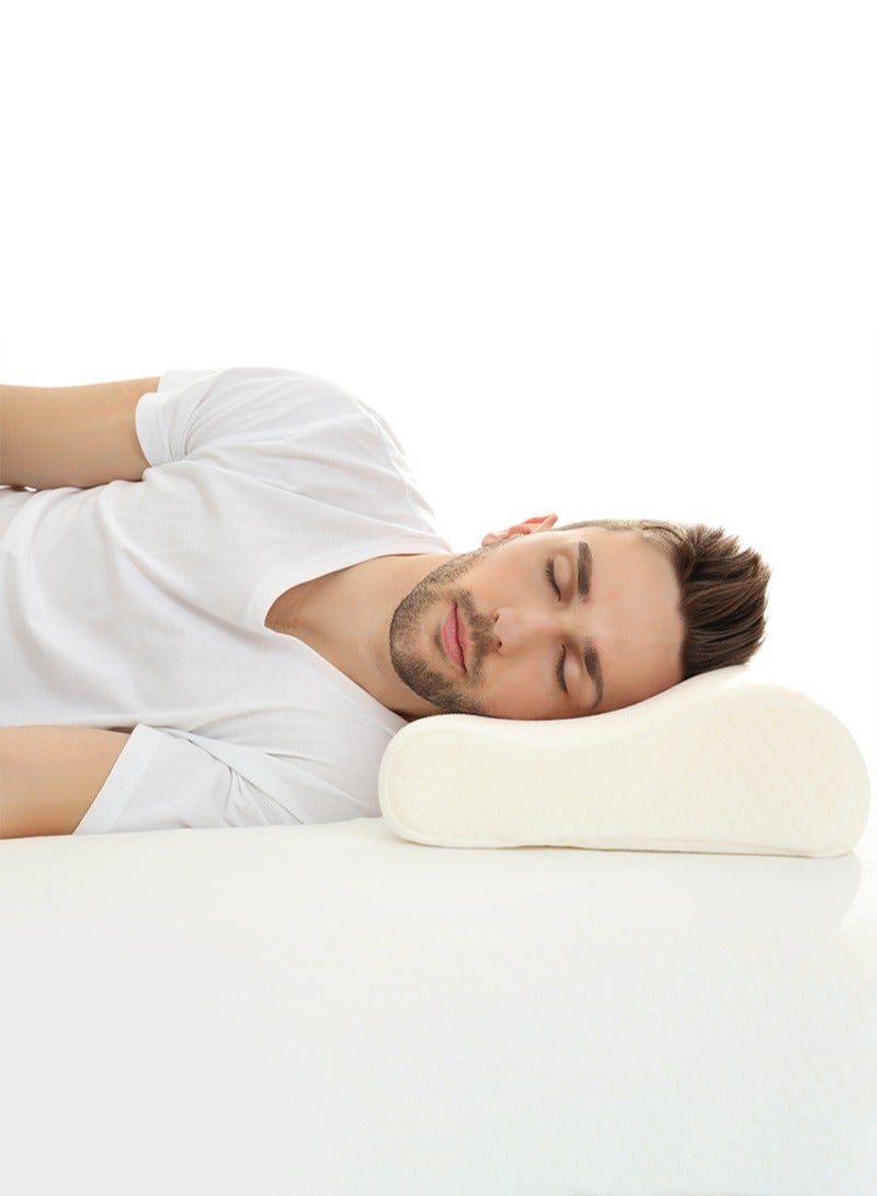 kasiemobi Kasiemobi Contour Low Pillow - 60x40x10/8 cm  - Image 1