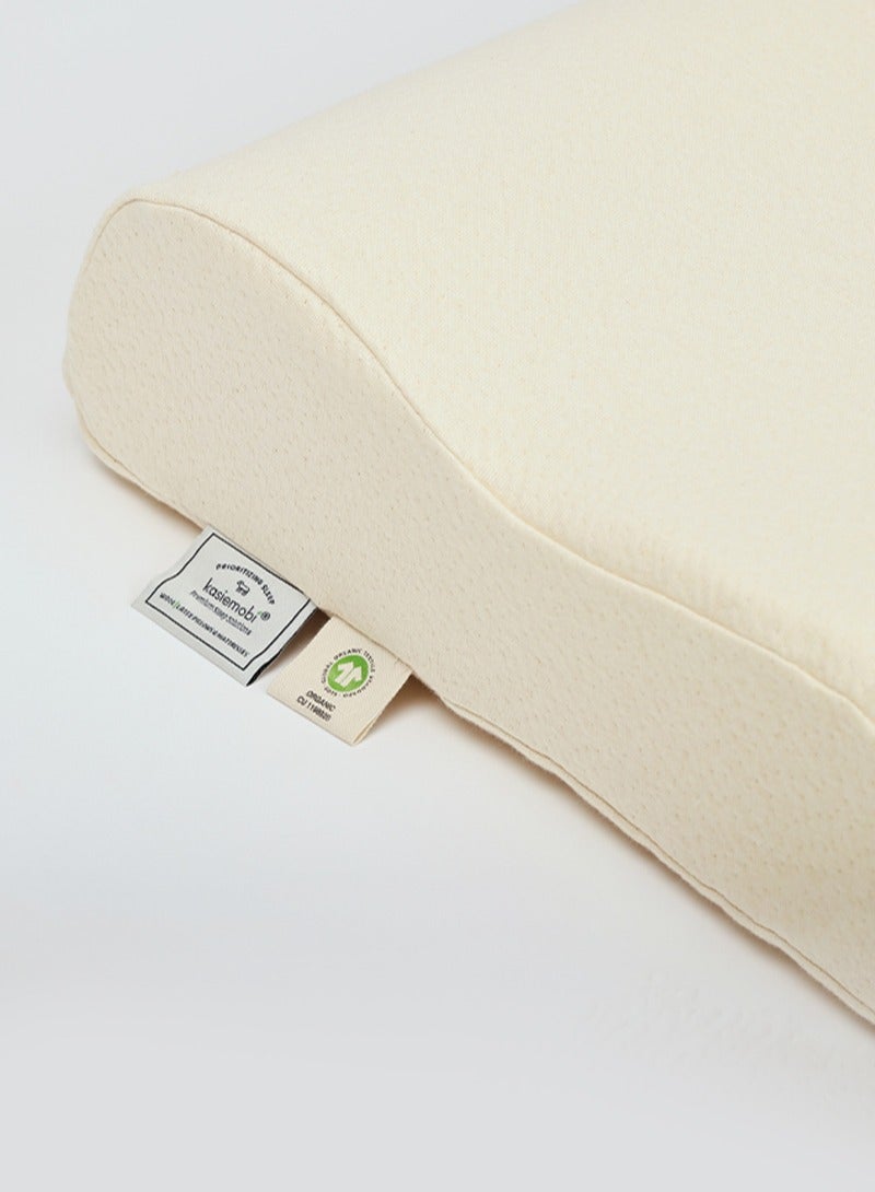 kasiemobi Kasiemobi Contour Low Pillow - 60x40x10/8 cm  - Image 3