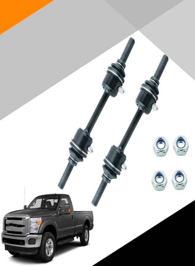 XOPIYAO وصلة قضيب التوازن الأمامي XOPIYAO K750362 متوافقة مع موديلات فورد F150 من 2009 إلى 2018، وF250 وF350 سوبر ديوتي من 2010 إلى 2019، وF-450 سوبر ديوتي من 2009 إلى 2019، وF-550 سوبر ديوتي من 2009 إلى 2018. زوج من وصلات قضيب التوازن. - Image 1