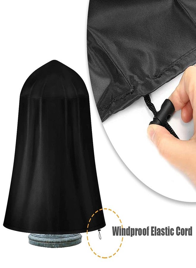 COOSOO غطاء نافورة مقاوم للماء والغبار من COOSOO، مناسب لفصل الشتاء، مزود برباط مطاطي قابل للقفل، مناسب لنافورة الحديقة الخارجية، مقاوم للعوامل الجوية. - Image 3