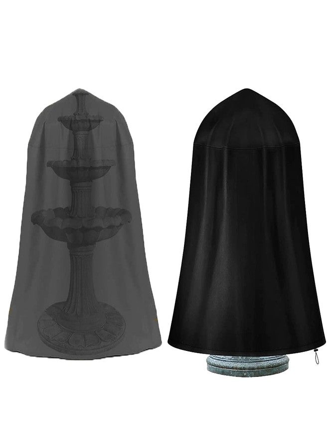 COOSOO غطاء نافورة مقاوم للماء والغبار من COOSOO، مناسب لفصل الشتاء، مزود برباط مطاطي قابل للقفل، مناسب لنافورة الحديقة الخارجية، مقاوم للعوامل الجوية. - Image 5