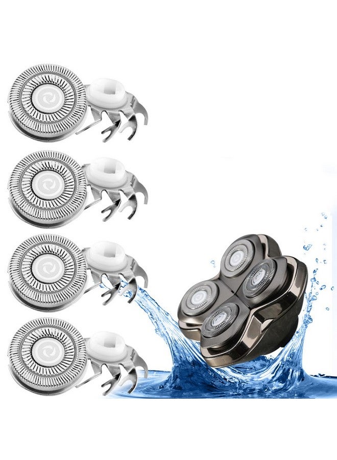 WAHFOX 4 Pcs Shaver Replacement Blades For Skull Shaver Pitbull Replacement Blades For Carver Pitbull Gold Pro/Platinum Pro/Silver Pro Pitbull Gold Replacement Heads - Image 1