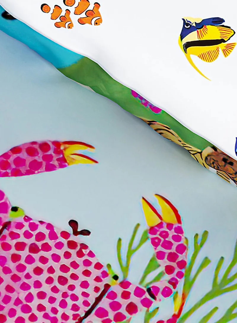 Marks & Spencer Cotton Ab Under The Sea Single Bedding Set