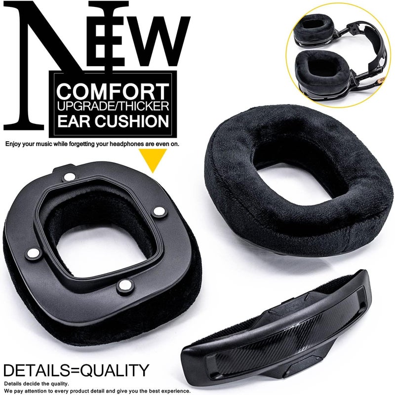 Sixsop Astro A40 TR Ear Pads for Astro A40TR A40 TR Gaming Headset - Velour Ear Cushions (Not Compatible with A50 GEN4,GEN3,GEN2,GEN1) - Image 5