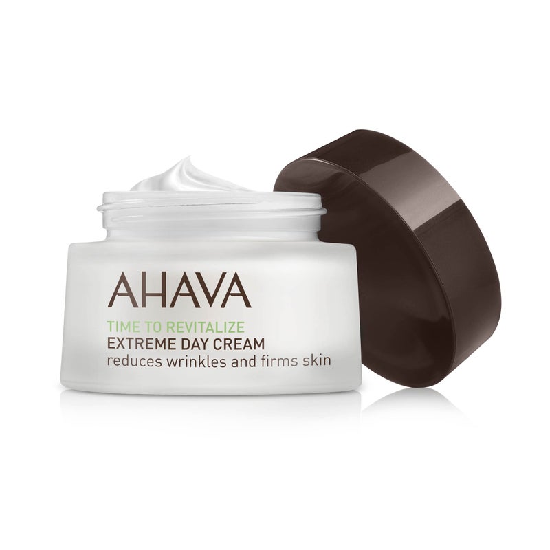 AHAVA Extreme Day Cream  Silky Soft Reduces Wrinkles Firms  Strengthens Skin Enriched with Patented Extreme Complex Exclusive Dead Sea Osmoter Peptides Hyaluronic Acid  Resveratrol 17 FlOz