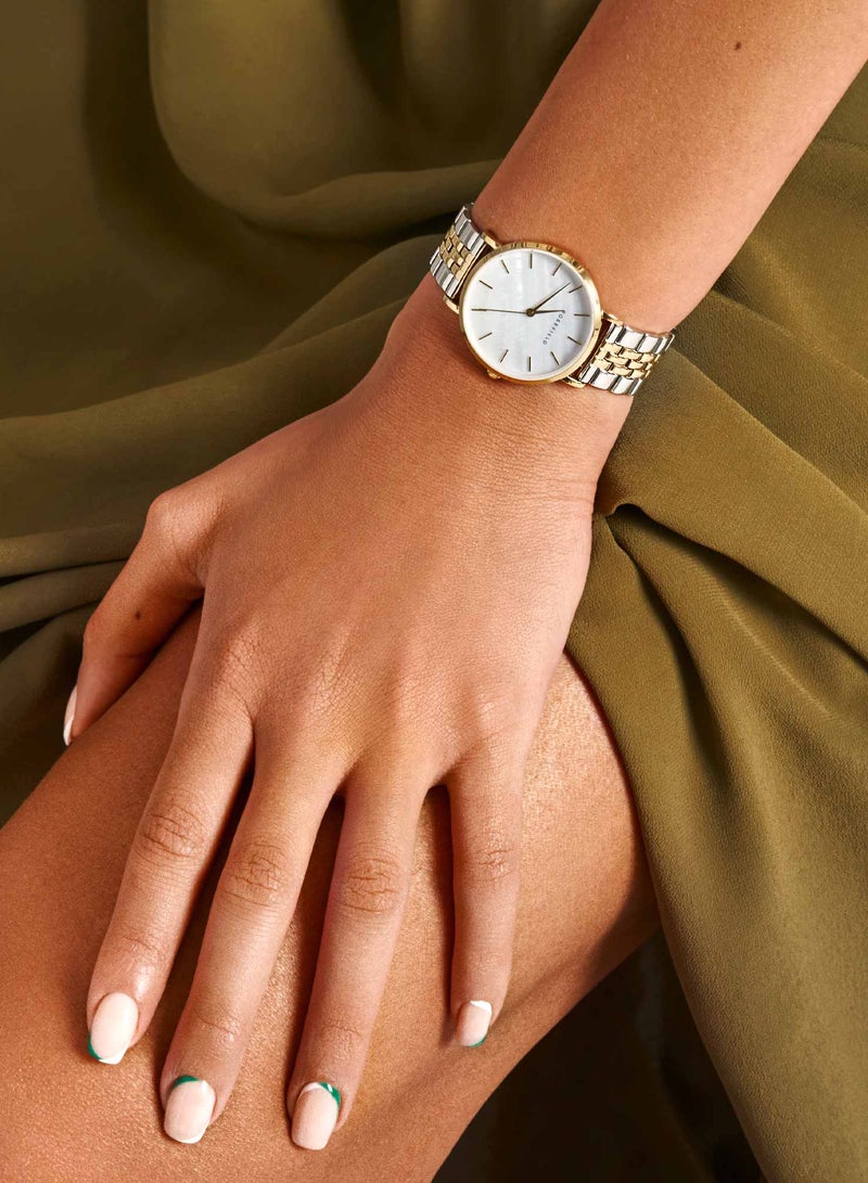 روزفيلد ساعة يد روزفيلد روزفيلد أبر إيست سايد موب موب فضي ذهبي دوتون نسائي - Image 2