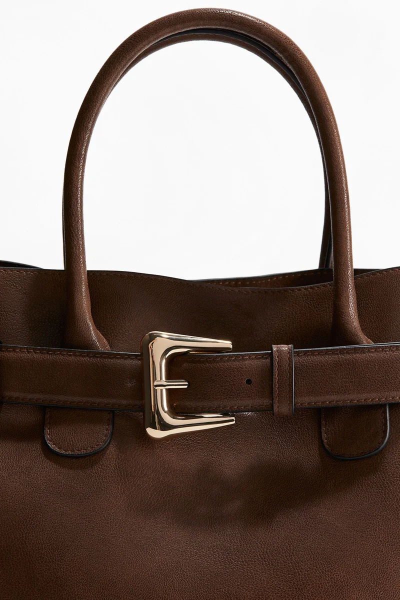 اتش اند ام Belt-detail tote bag