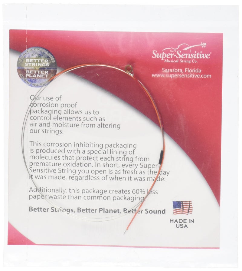 Super Sensitive 2114 Coated Steel Violin Strings, Custom - Image 2