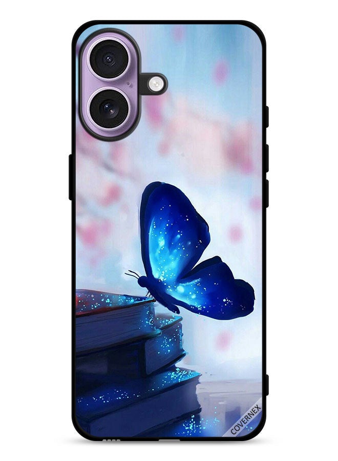 Covernex Apple iPhone 17 Protective Case Cover Butterfly Sitting On Books - Image 1