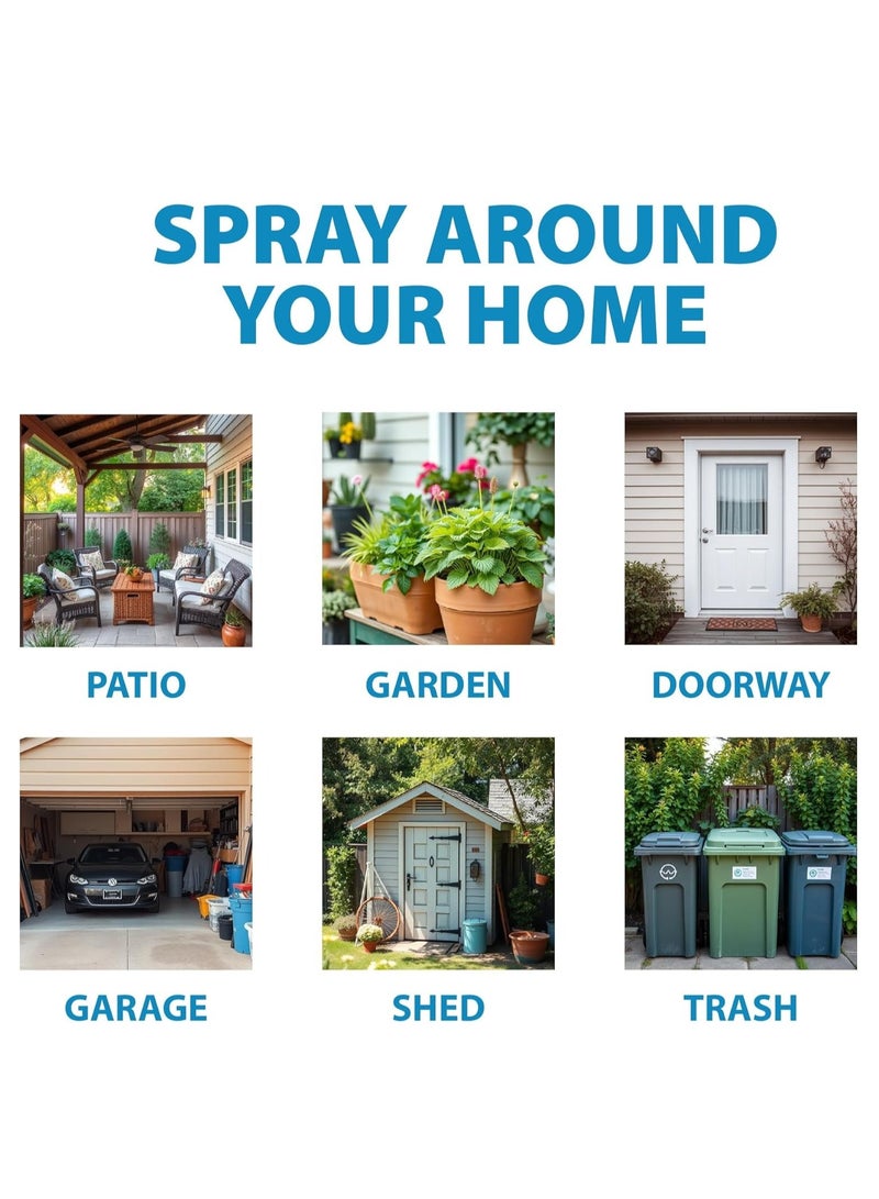 جيكو بخاخ طارد للوزغ - تركيبة تدوم طويلاً، يطرد الوزغ والآفات بفعالية، مناسب للمنزل/المطبخ، مناسب لمجموعة متنوعة من طاردات الحشرات (العناكب والصراصير والنمل)، سهل الرش - 120 مل - Image 5