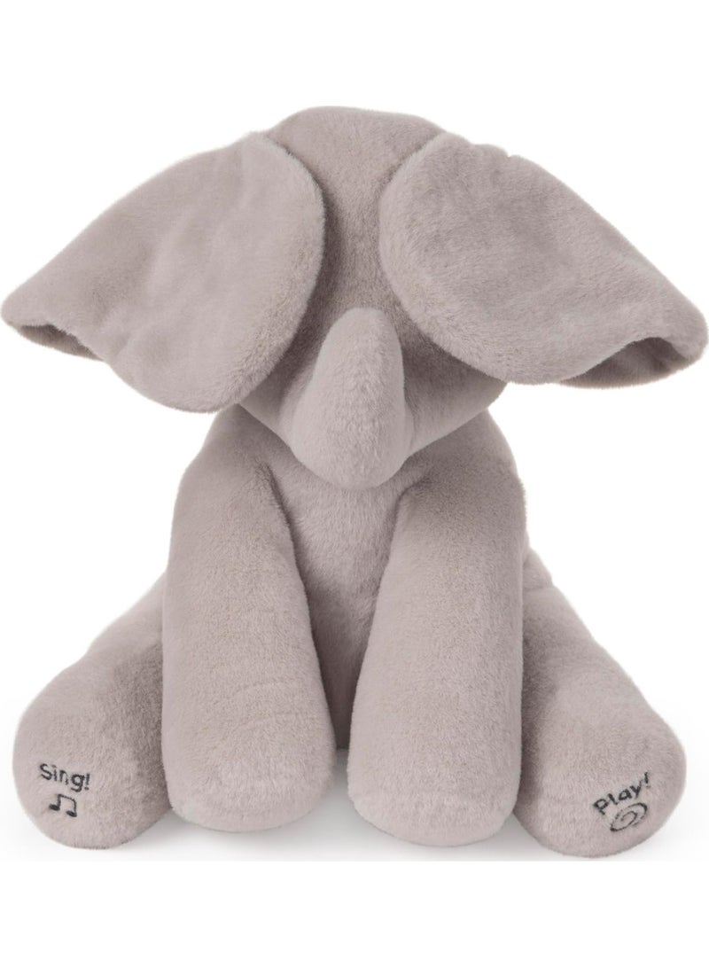 غاند GUND Animated Flappy the Elephant Stuffed Animal Plush, Grey, 30.5 cm - Image 2