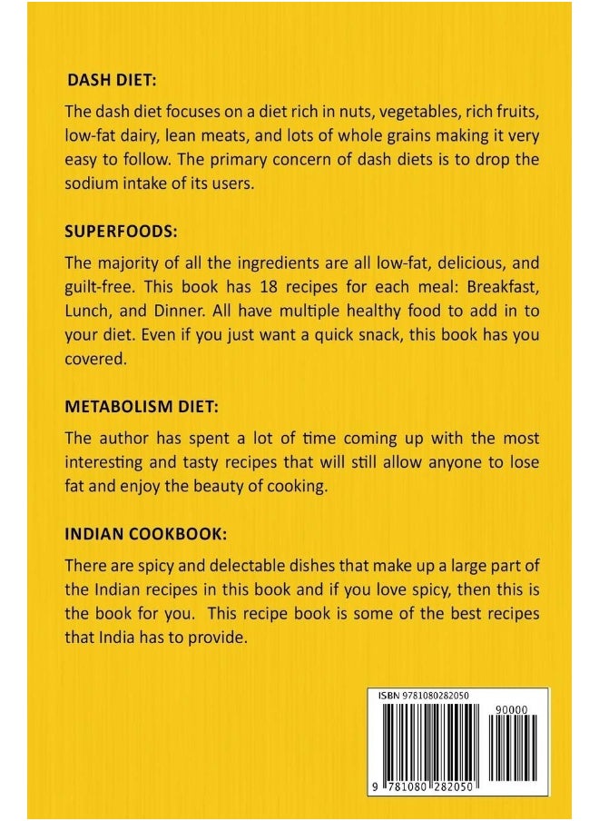 Dash Diet, Superfoods Cookbook, Metabolism Diet & - pzsku/ZD1BF5B97BC8D5AAF49FAZ/45/_/1737570949/dfe31cc7-aa42-4785-ae43-541ff2a8d5bd