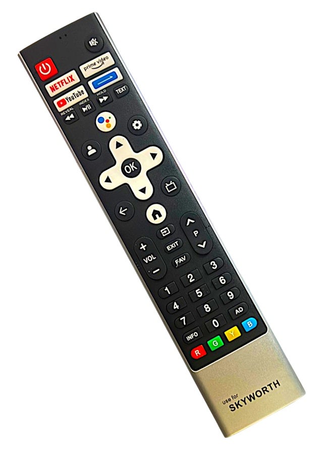 SKYWORK ريموت كنترول عالمي لتلفزيونات سكاي وورث مع أزرار اختصار لنتفلكس ويوتيوب وبرايم فيديو - Image 2