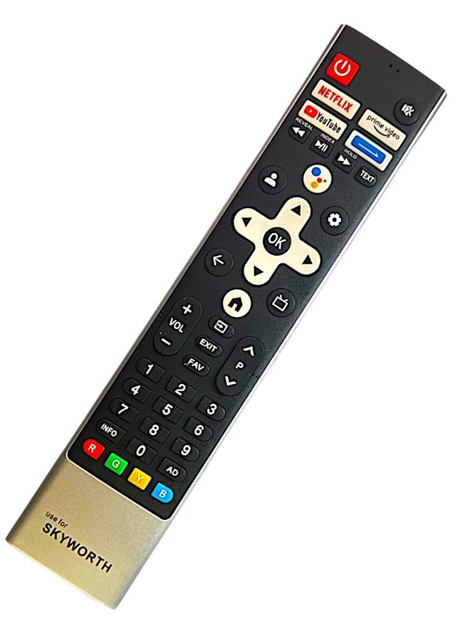 SKYWORK ريموت كنترول عالمي لتلفزيونات سكاي وورث مع أزرار اختصار لنتفلكس ويوتيوب وبرايم فيديو - Image 3
