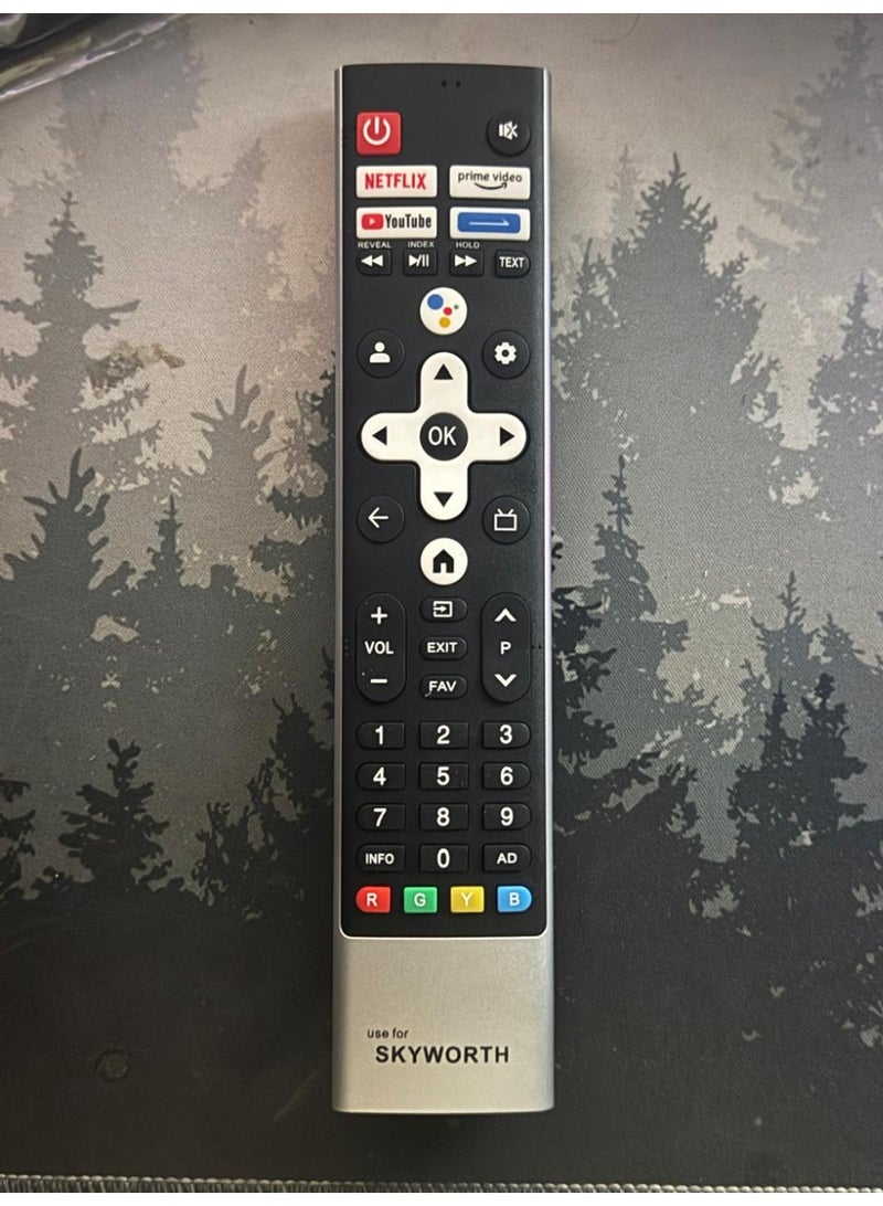 SKYWORK ريموت كنترول عالمي لتلفزيونات سكاي وورث مع أزرار اختصار لنتفلكس ويوتيوب وبرايم فيديو - Image 4