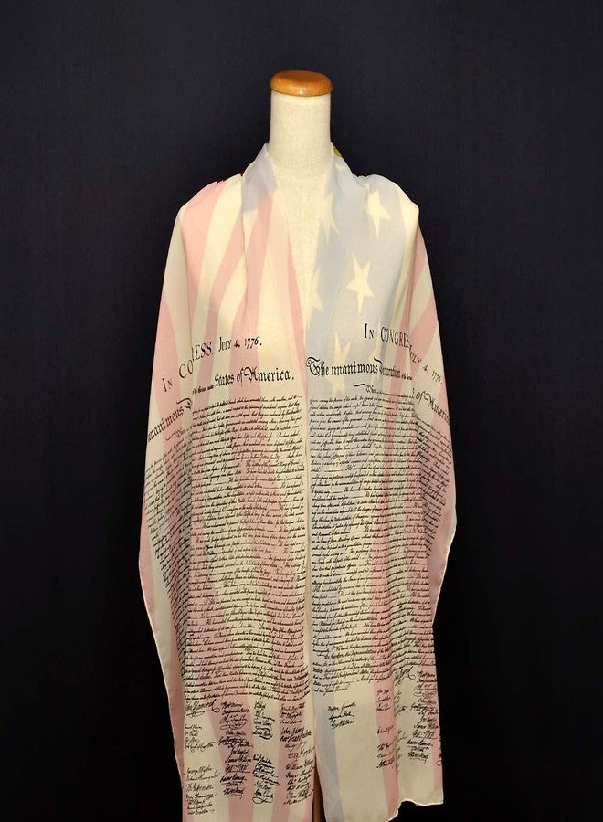 Universal Zone The Declaration of Independence Chiffon scarf - Image 3
