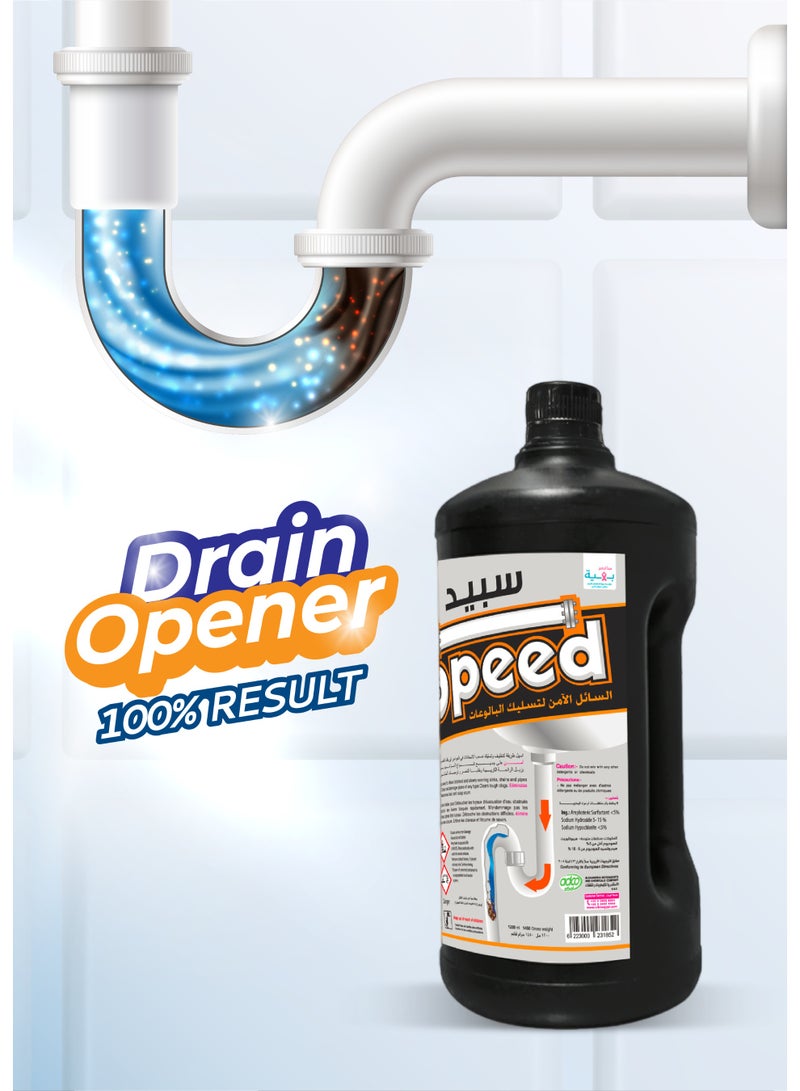 Speed Liquid Drain Block Opener Drain Cleaner 1450 G - Image 4