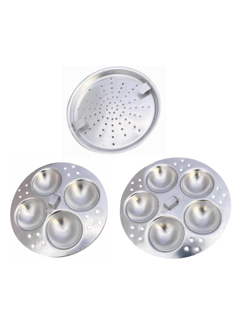 TAJ 9 Pit Idly Pot Steamer Aluminium Silver 22cm  - Image 2