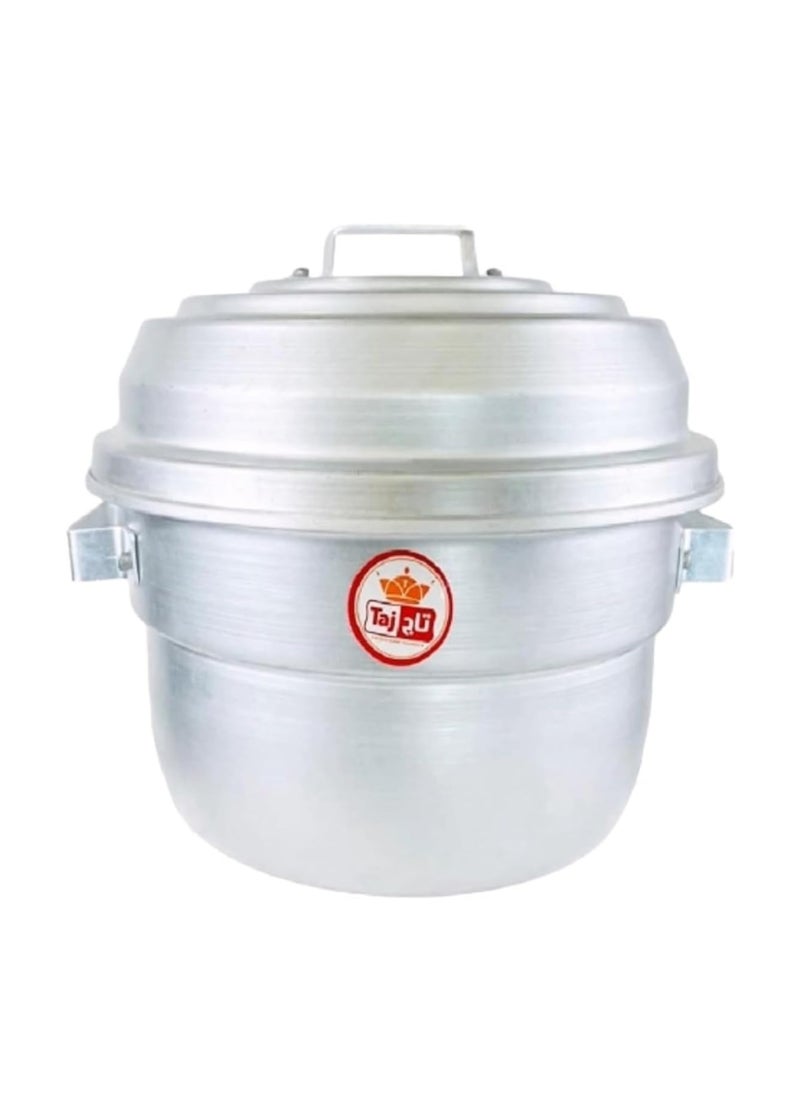 TAJ 9 Pit Idly Pot Steamer Aluminium Silver 22cm  - Image 1