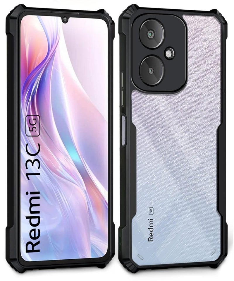 EITANSHA CREATION Back Cover for Redmi 13C 5G / Poco M6 5G | Shockproof Military Grade Protection | Back Case for Redmi 13C 5G - Image 1