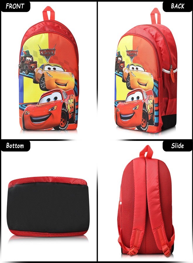 Stylbase Lightweight Polyester Casual Kids School Bag for Boys And Girls Car Cartoon Printed Waterproof Backpack Bag Ideal for Small Kids Bag lkg ukg nursery class 3-5 Years 14 inches - Image 4