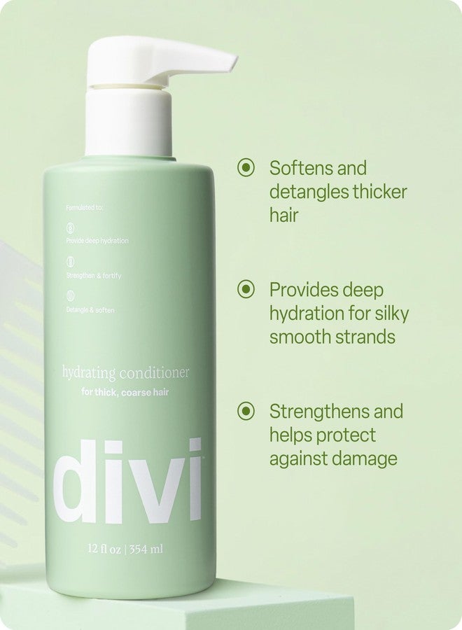 DiVi بلسم ديفي المرطب للنساء والرجال - ينعّم، يفك تشابك، ويقوي الشعر - تركيبة مغذية لجميع أنواع الشعر، بما في ذلك الشعر الجاف، المجعد، والمعالج بالألوان - 12 أونصة سائلة - Image 3