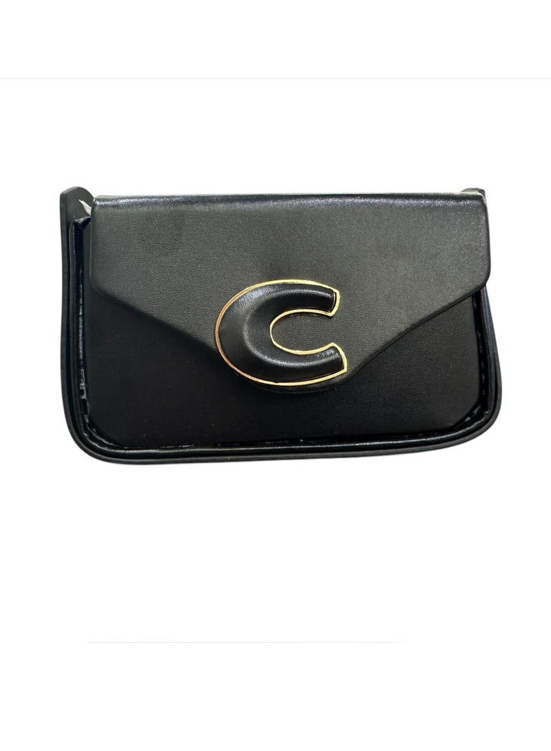 Undefined Black Children's Crossbody Bag With Long Shoulder Strap  - Image 1