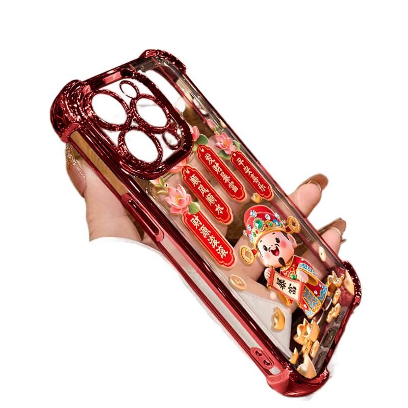 غطاء واقي | مقاومة الصدمات | مقاومة السقوط | شفاف سيليكون | مقاوم للصدمات لـ iPhone 15 / 15 Plus / 15 Pro / 15 Pro Max - Image 4