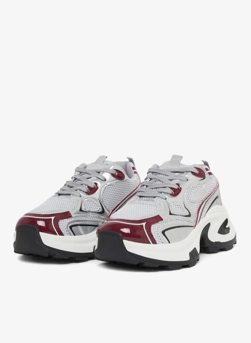 Styli Active Chunky Sole Lace Up Sneakers