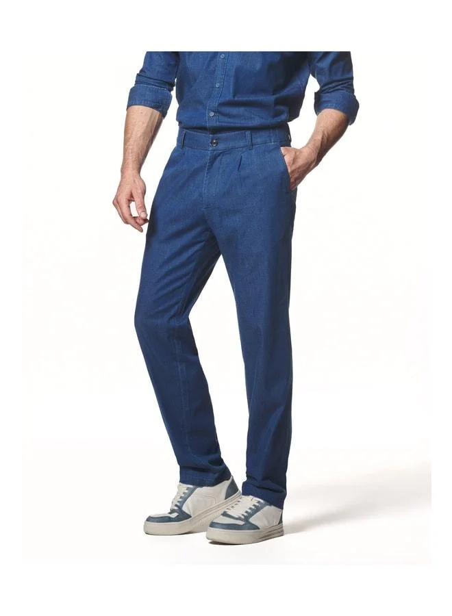 Liwali  Soft-Textured Light Denim Pants. for Men | Best Price UAE
