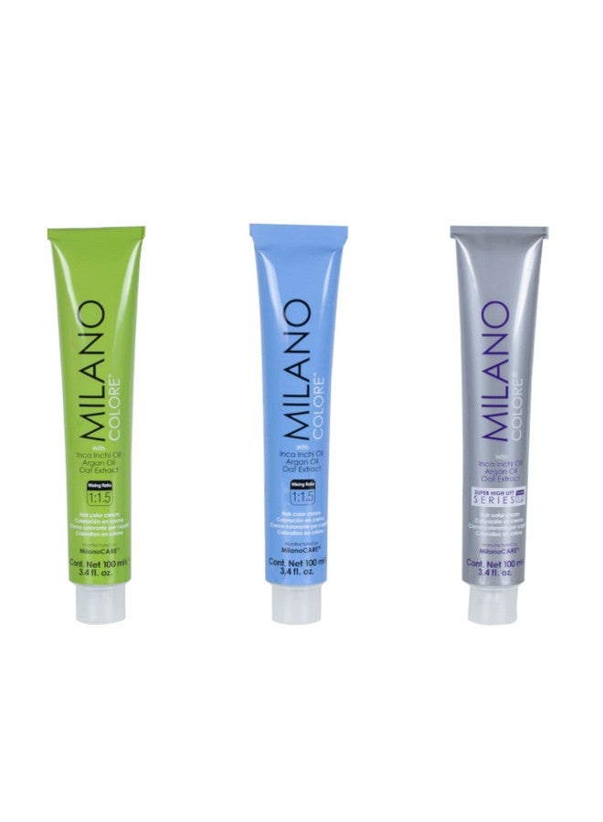 ميلانو كير كريم ميلانو كولور المغذي لتلوين الشعر وصبغ الشعر الدائم (كريم بيروكسيد غير متضمن) Cr50 برتقالي 100 مل 3.4 أونصة - Image 4