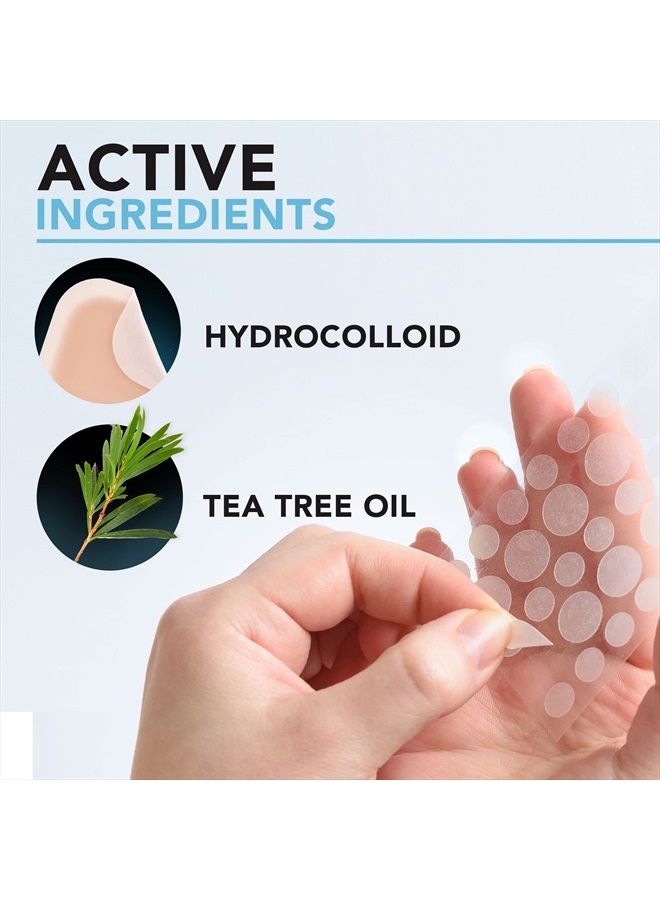 KEYCONCEPTS Acne Patches (120 Count) with Tea Tree Oil, Hydrocolloid Pimple Patches for Face - Zit Patch Acne Dots - Cystic Acne Patches - Pimple Patch with 3 Size Acne Stickers - Image 3